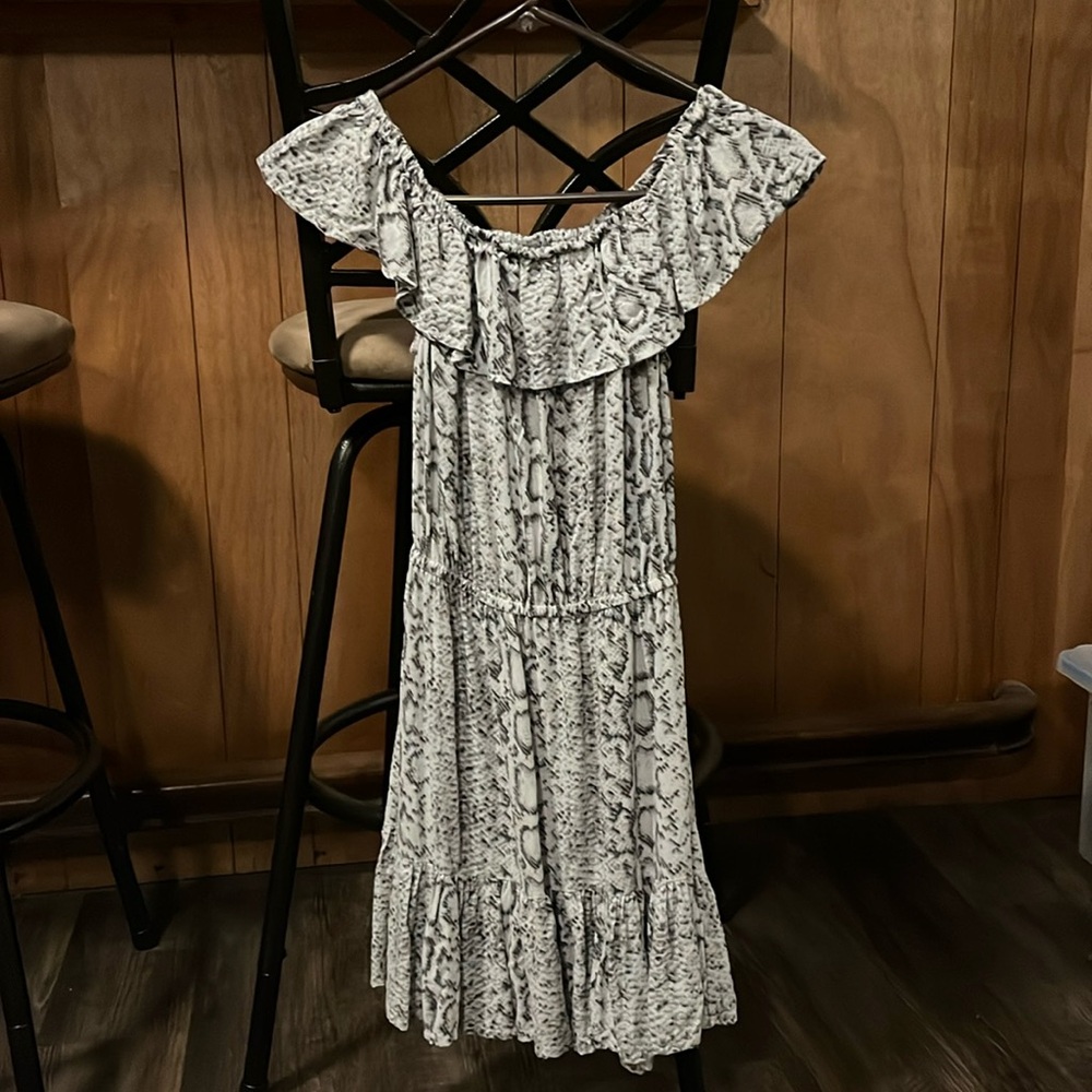 Blue Island Snakeskin dress